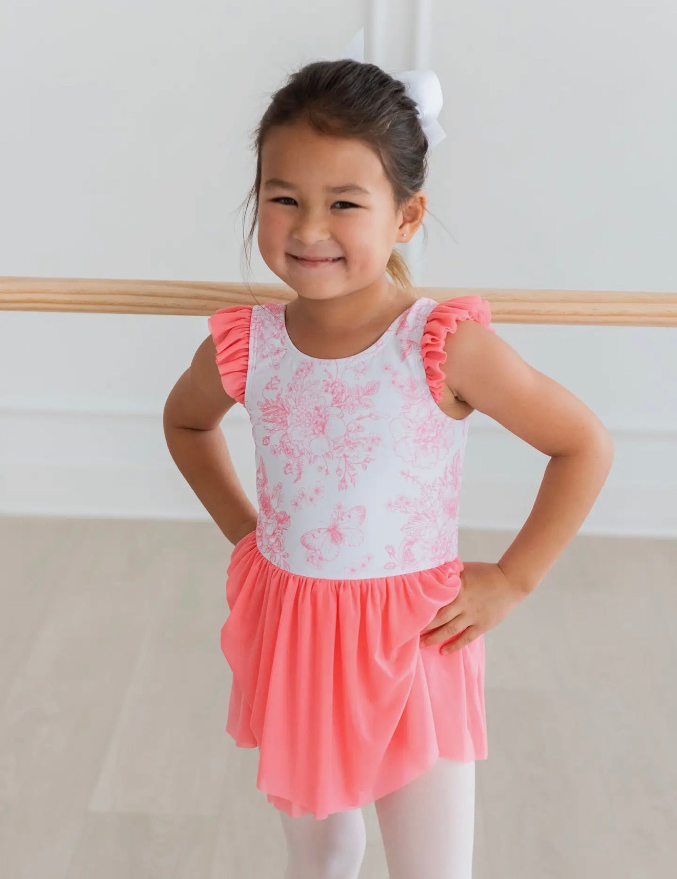 Bubblegum Pink Butterfly Leotard