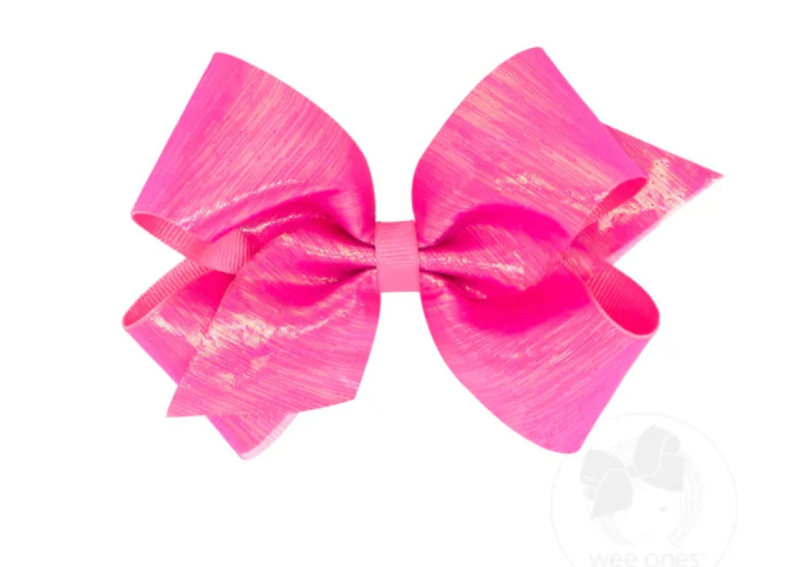 Sheer Metallic medium bows