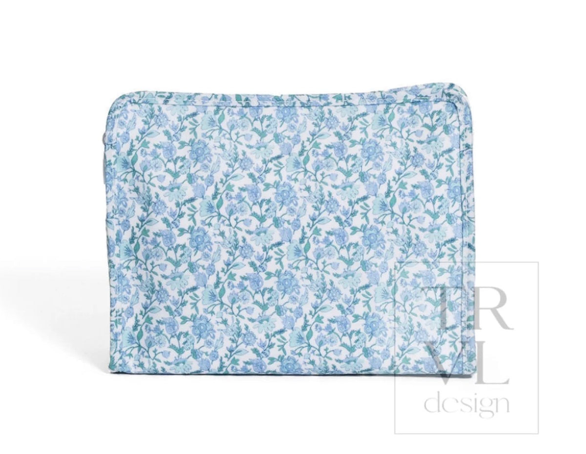ROADIE LARGE Zip Pouch - HAMPTONS FLORAL