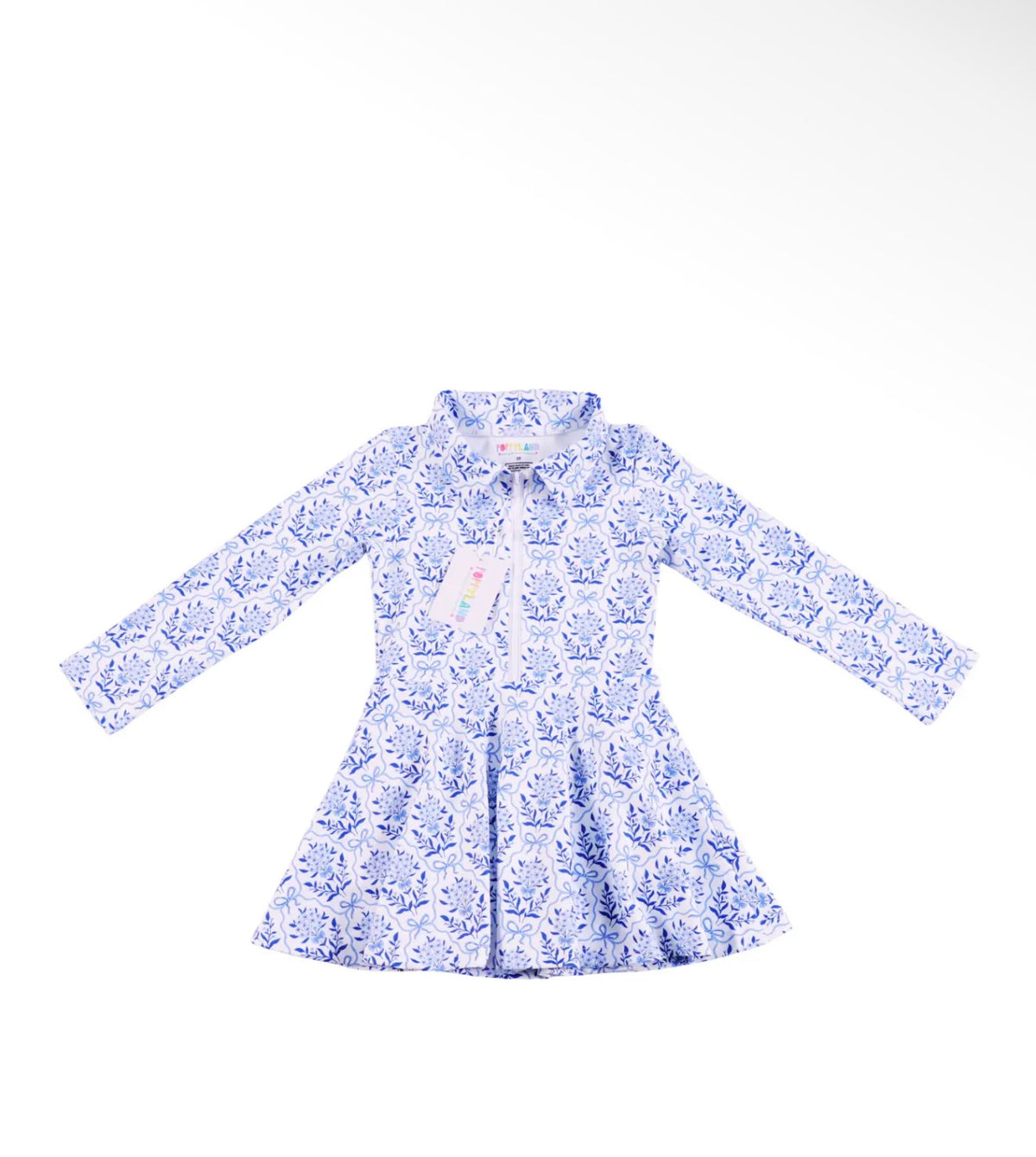 Grace Dress - Blueberry Bow