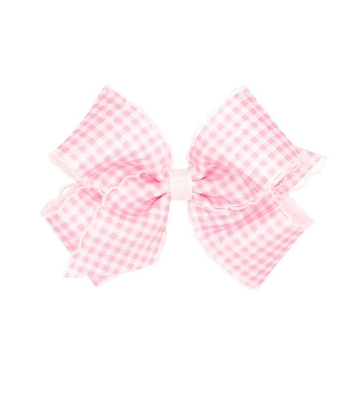 Medium plaid bow