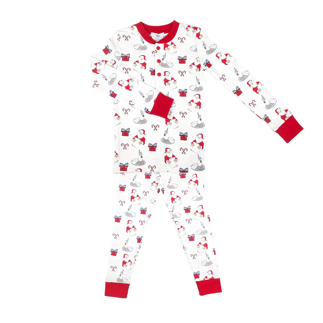 Santa Milk and Cookies Boy PJ
