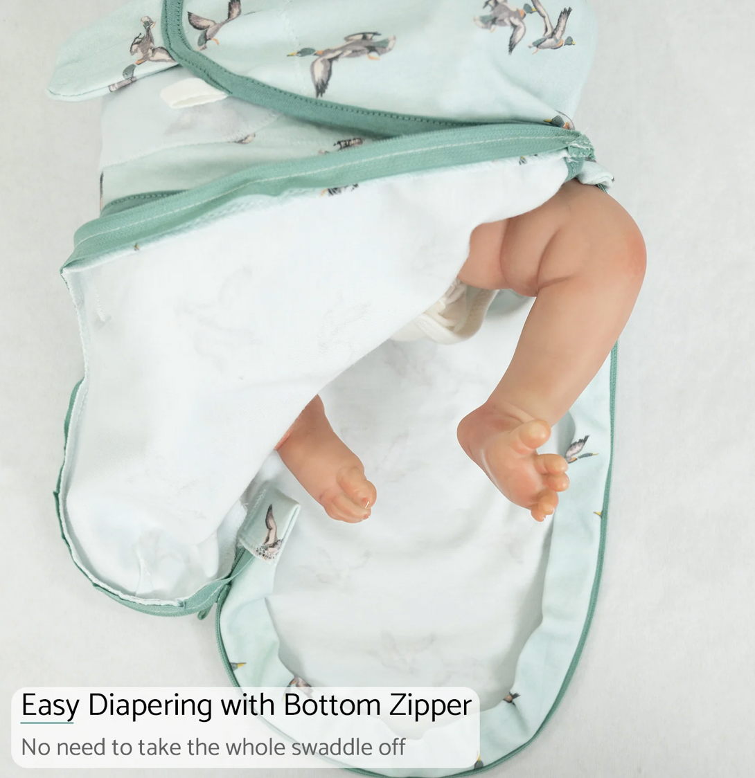 Quacking Sleep Swaddle | 0/3 Months