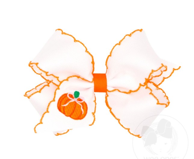 Medium Moonstitch Harvest Hair Bow
