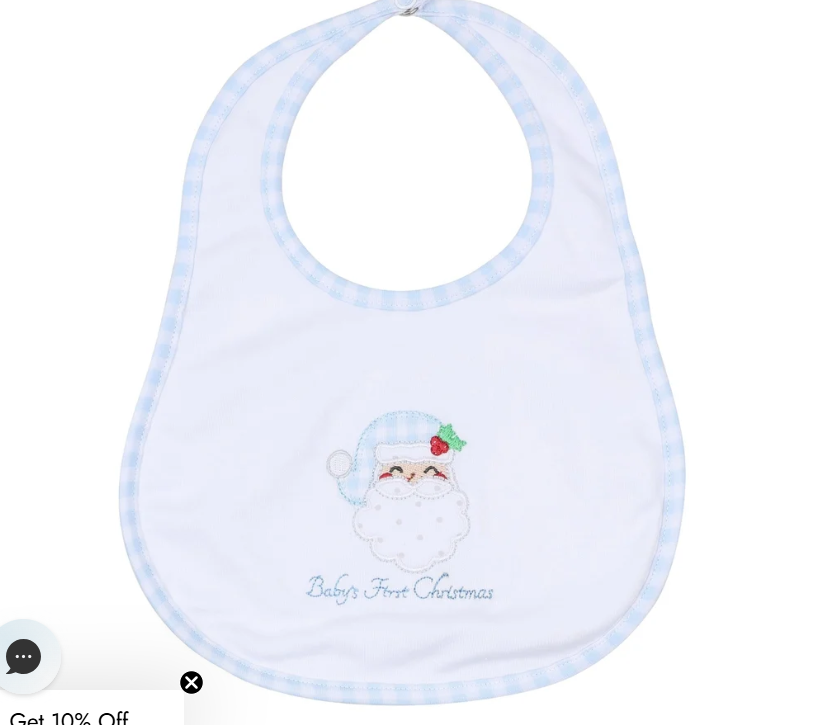 Sweet St Nick Baby's First Christmas Bib