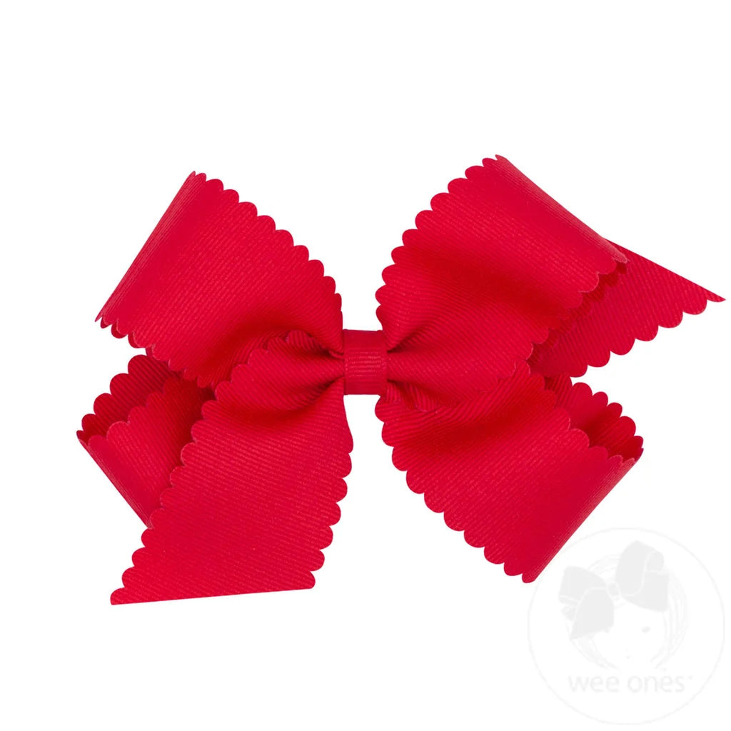 King Scalloped Bows