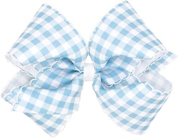 King plaid bows