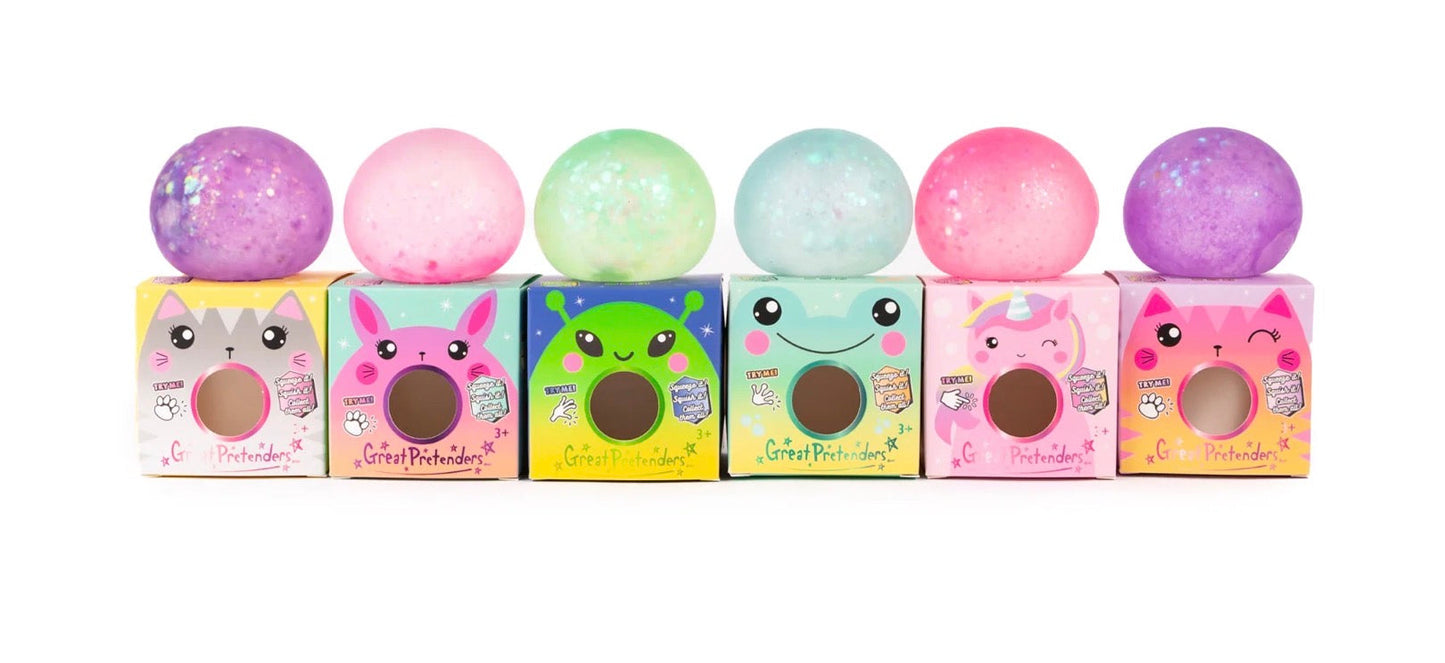 Glitterally Amazing Squishy Balls