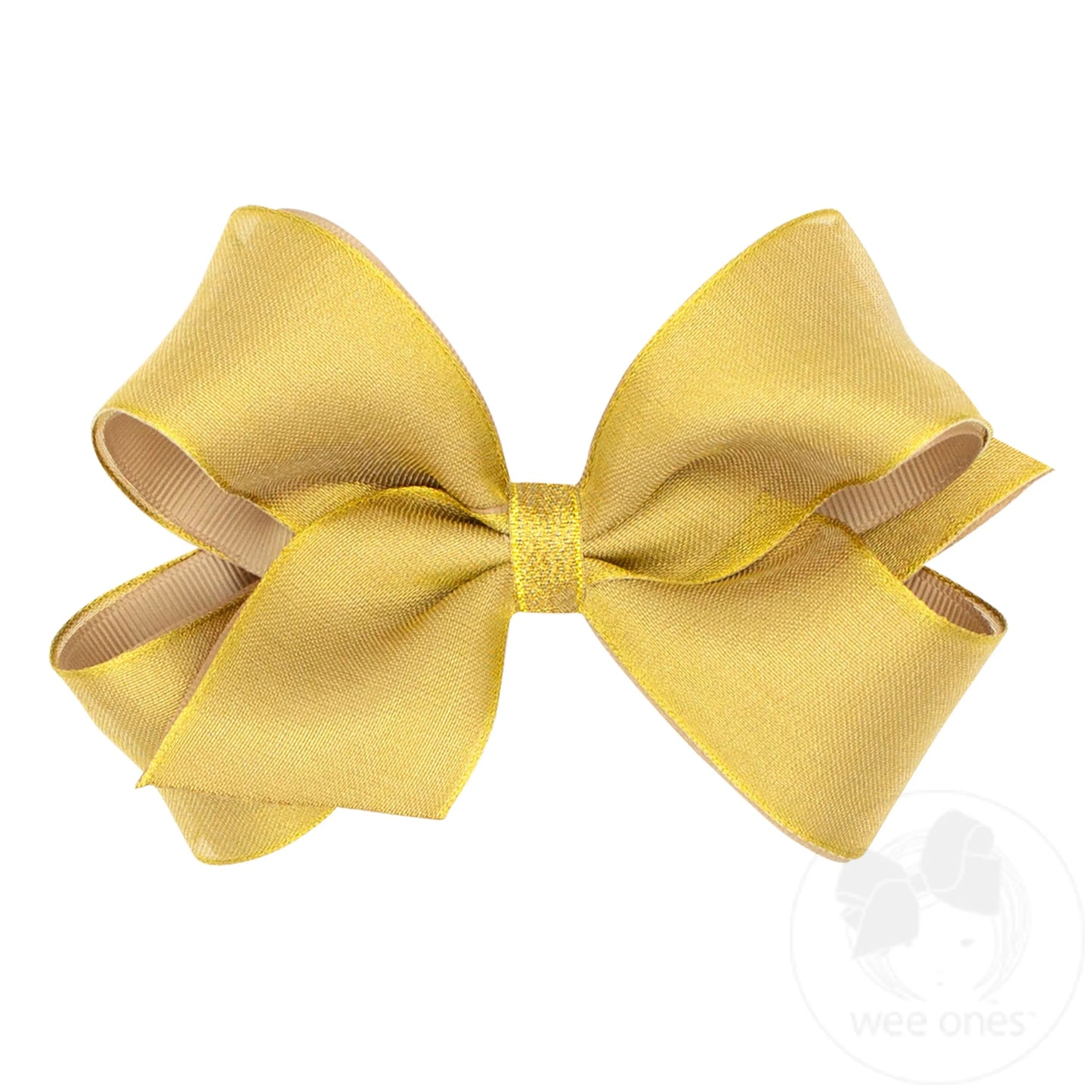 Sheer Metallic medium bows