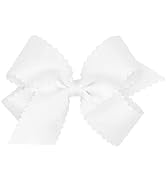 Medium Scalloped Hair Bow