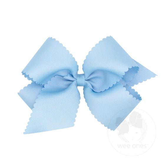 Medium Scalloped Hair Bow