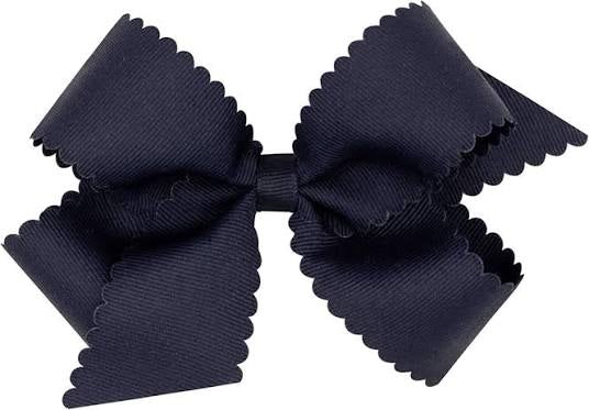 Medium Scalloped Hair Bow