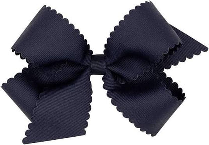 Medium Scalloped Hair Bow