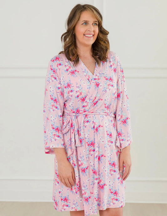 Pretty in Pink Floral Robe