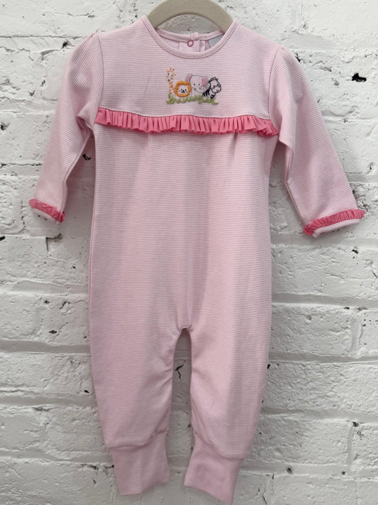 Baby Safari LS Coverall Pink