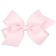Medium Scalloped Hair Bow