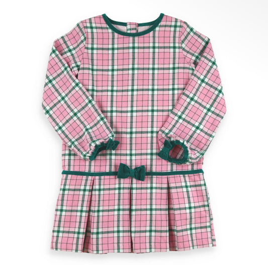Pink Plaid Dress