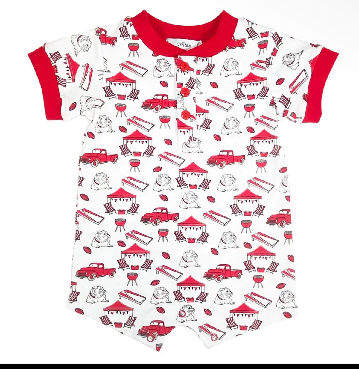 Bulldog Boy’s Romper