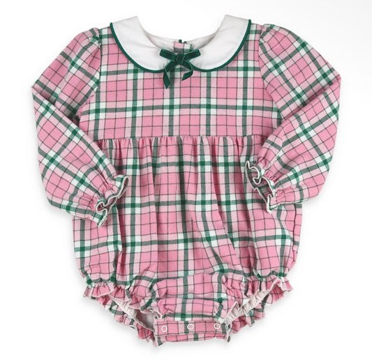 Pink Plaid Bubble
