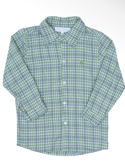 William Bluegrass Plaid Oxford