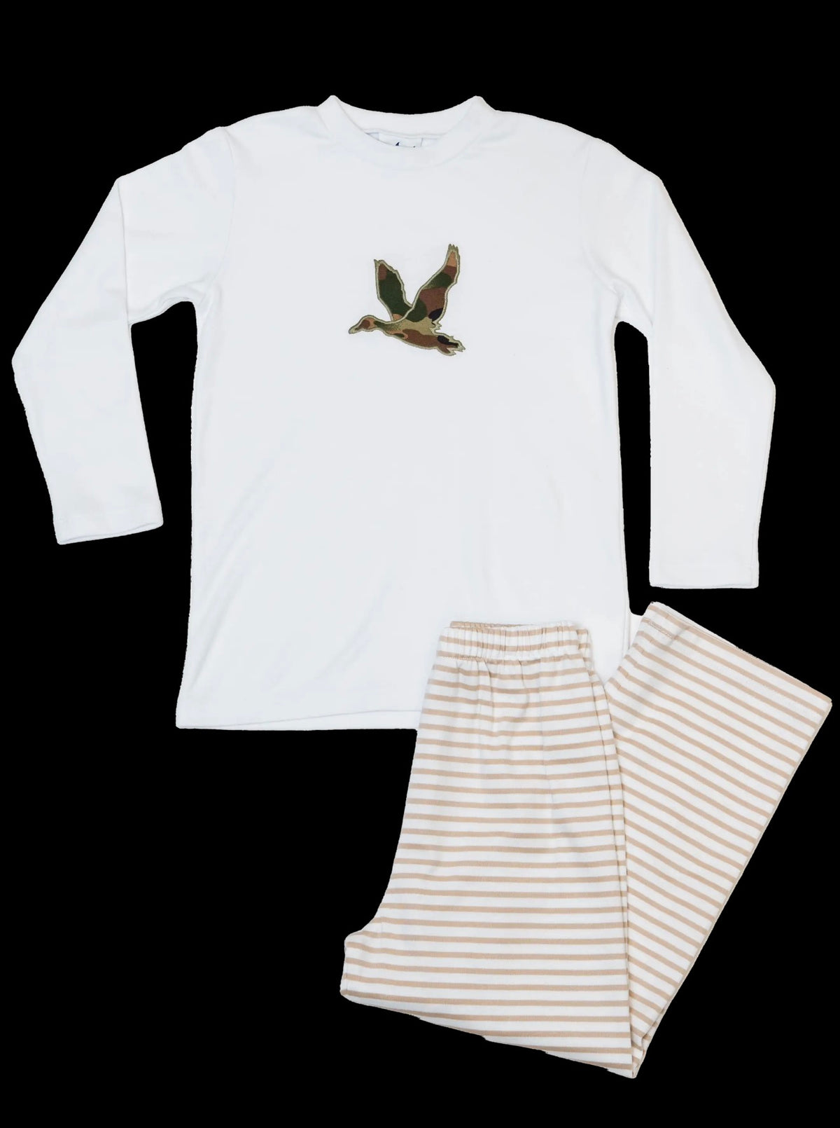 2 piece Applique Boys Pant Set - Camo Duck