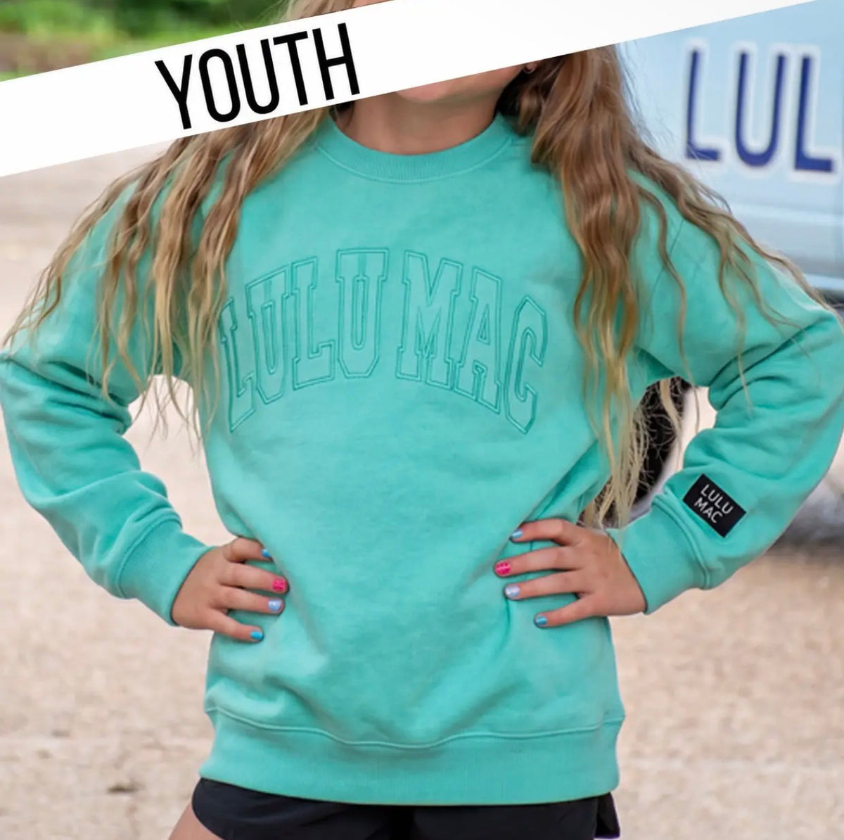 LULU MAC Mint Sweatshirt