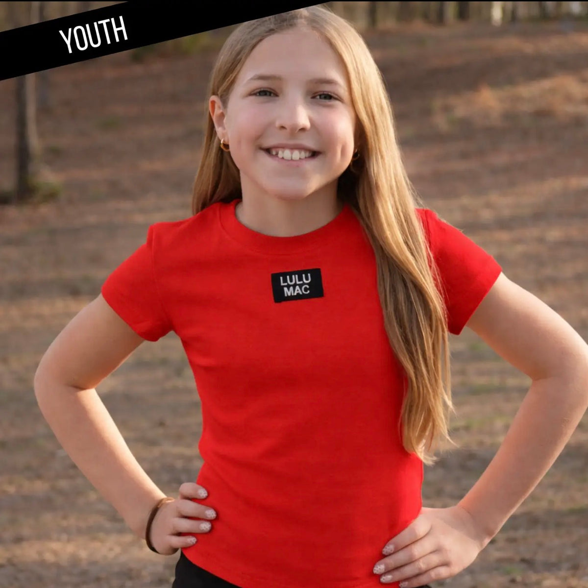 Kids Baby Doll Top - Red