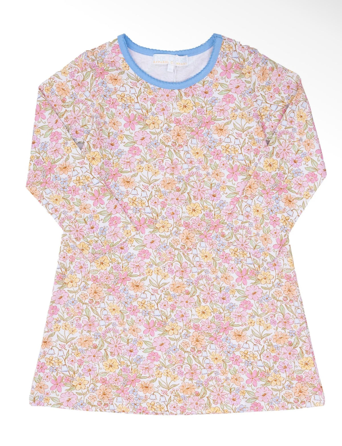 Mary Chase Watercolor Wildflower LS Dress