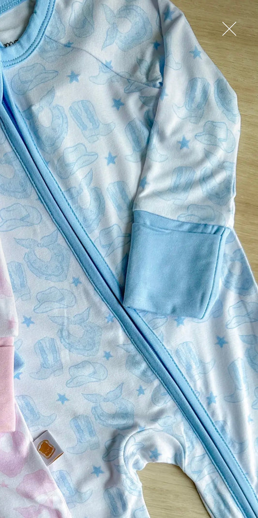 Blue Watercolor Zip Jam