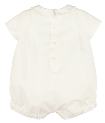 Honeycomb Smock Boy Blue Bubble