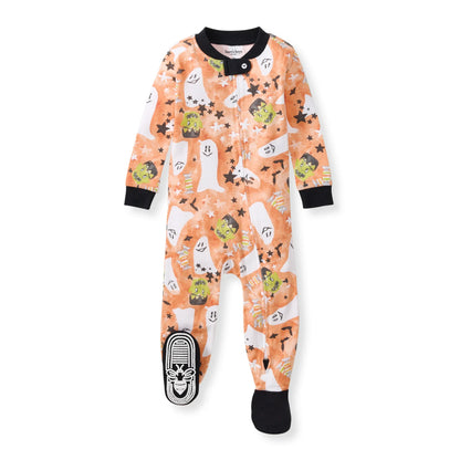 Starry Ghost Sleep & Play Footed