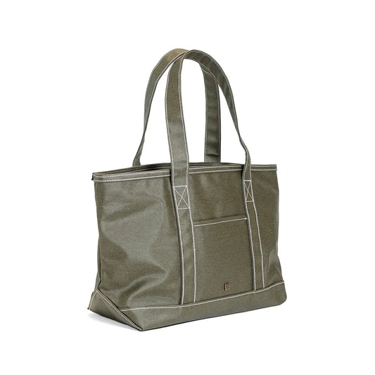 MEDIUM TOTE - COATED CANVAS OLIVE
