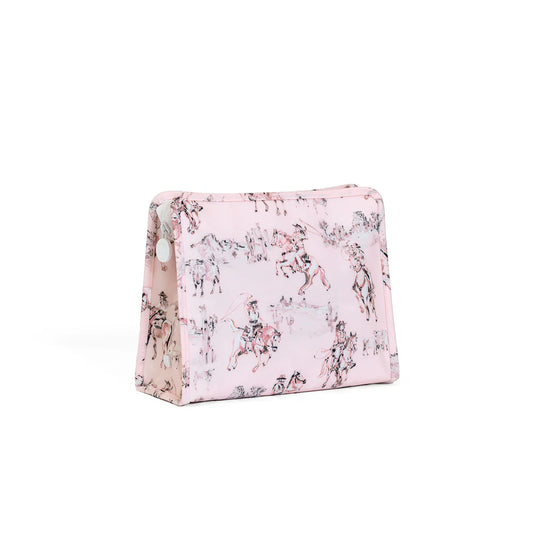Roadie Large Zip Pouch | Cowgirl Toile