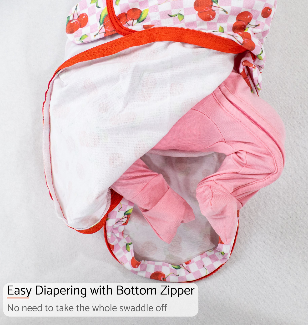 Cherry On Top Swaddle | 0/3 Months