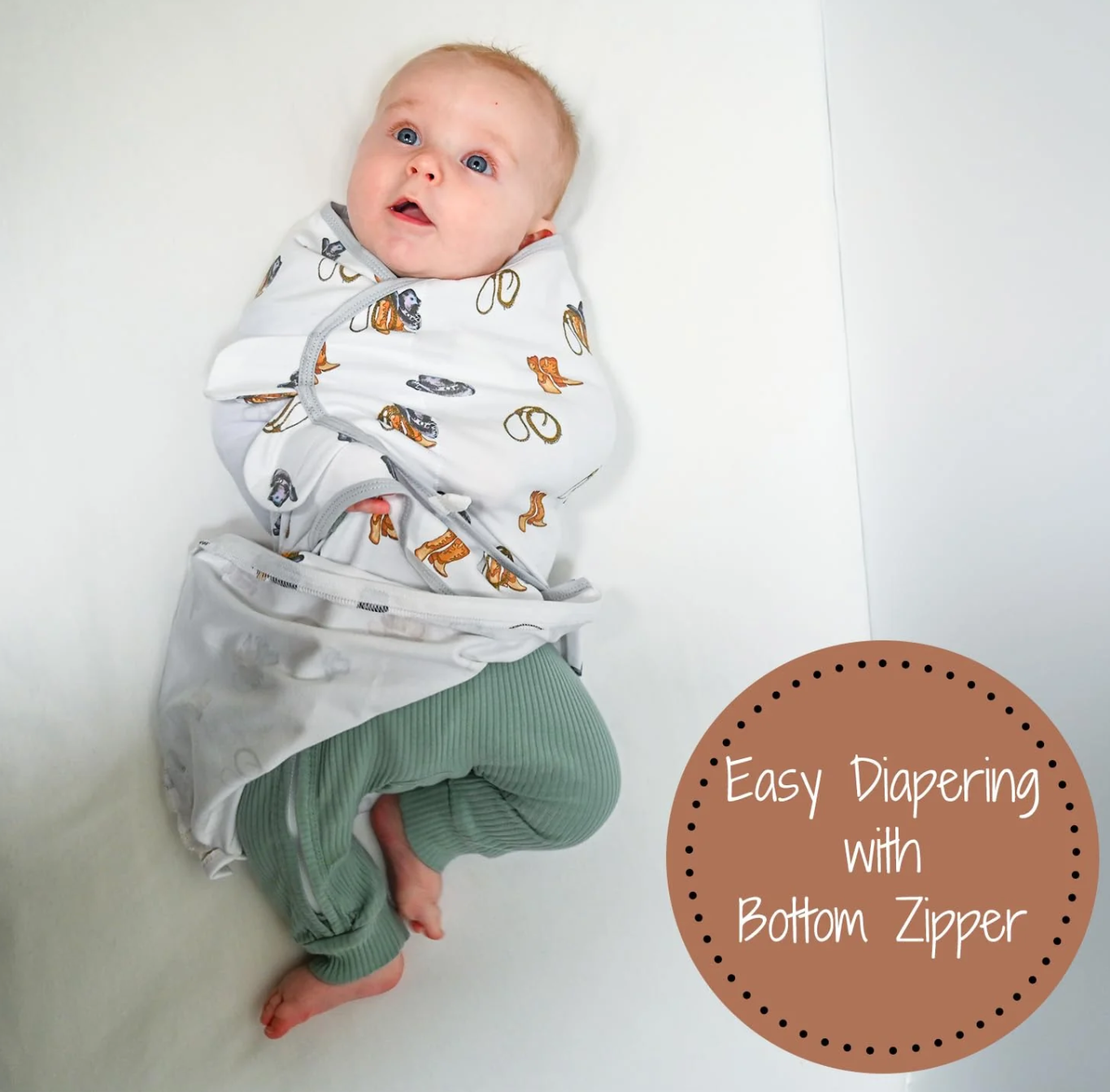 Better in Boots Swaddle | 3/6 Months