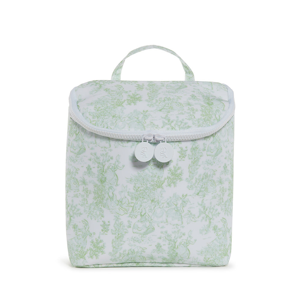 Take Away Insulated Bag | Green Bunny Toile