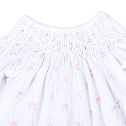 Amelia’s Classic Bishop Pink Gown