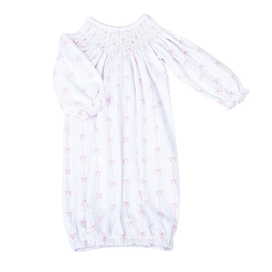 Amelia’s Classic Bishop Pink Gown