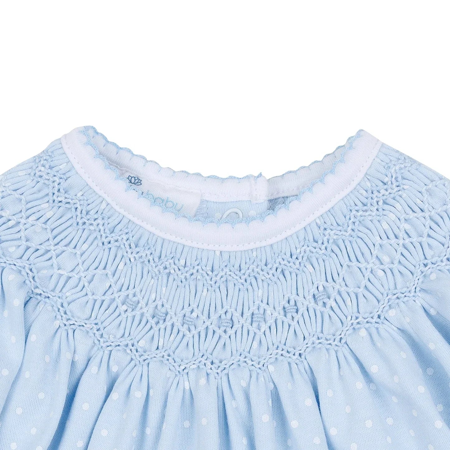 Light Blue Mia and Luca’s Bishop Footie
