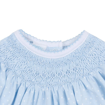 Light Blue Mia and Luca’s Bishop Footie