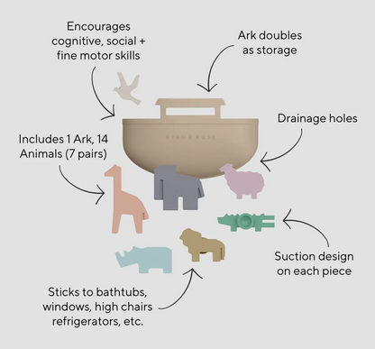Noah’s Ark Suction Toy