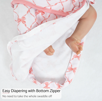 Beautiful Bow Sleep Swaddle | 3/6 Months