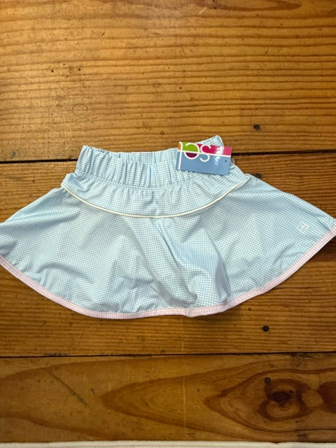 Quinn Skort - Blue Minigingham