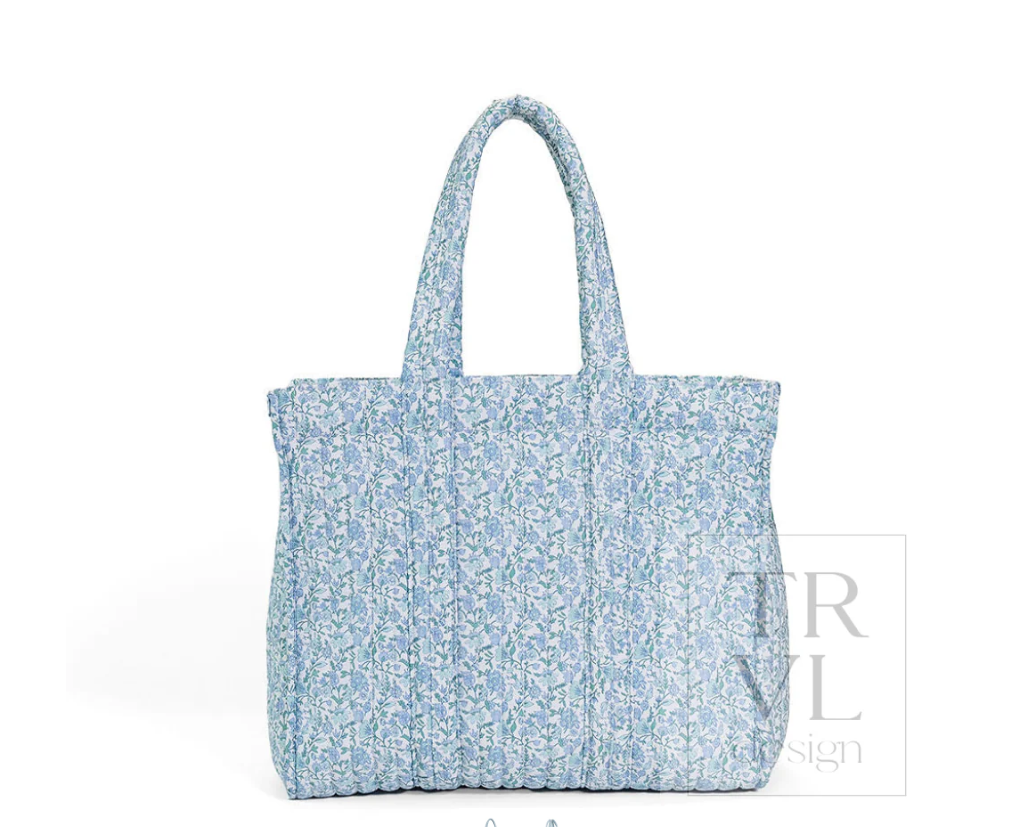 Quilted GO GO Tote - Hamptons Floral