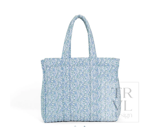Quilted GO GO Tote - Hamptons Floral