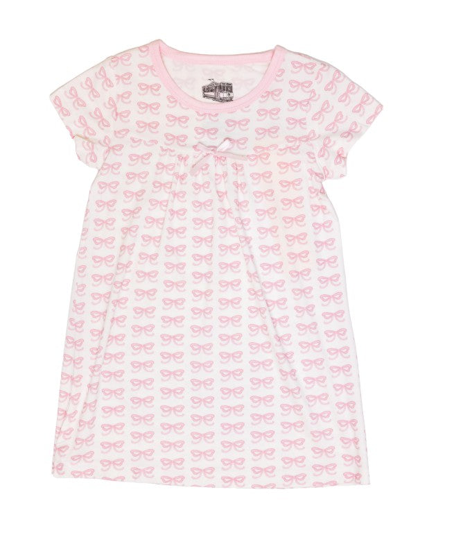 Pink Bow Night Gown