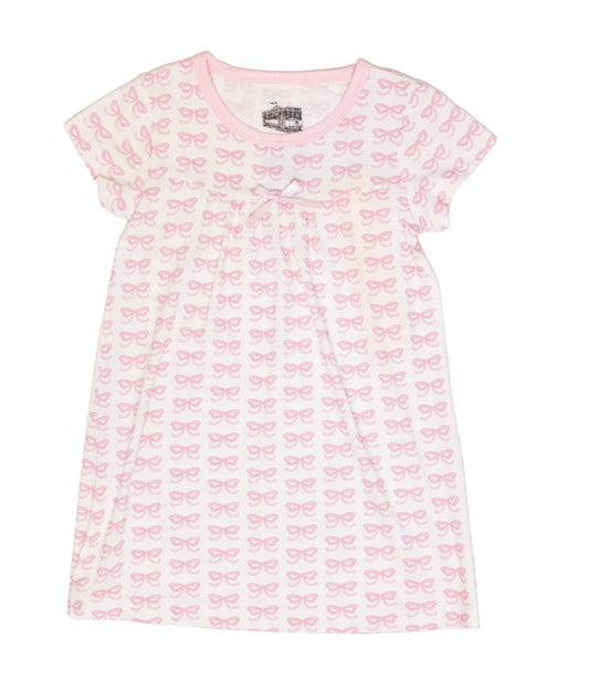 Pink Bow Night Gown
