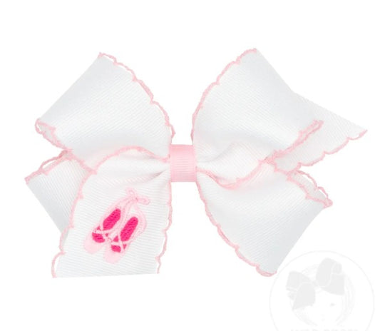 Medium Moonstitch Ballet Hair Bow