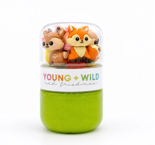 Grab & Go Dough Jar - Fall Animals