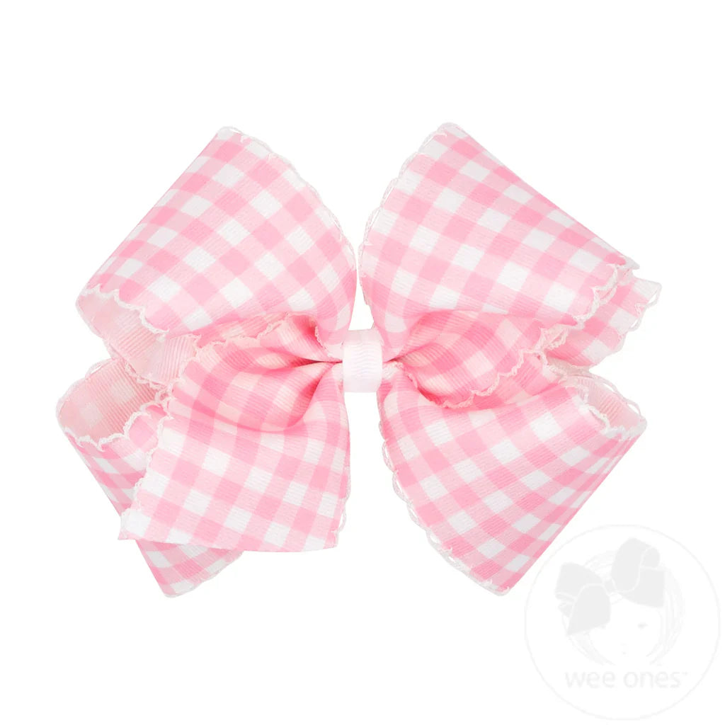 King Pink Gingham Moonstitch